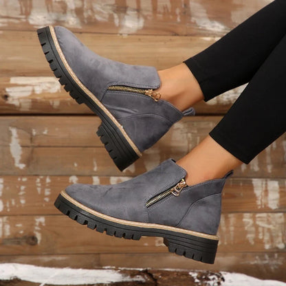 Boots For Women | Side Zip Waterproof Non-Slip