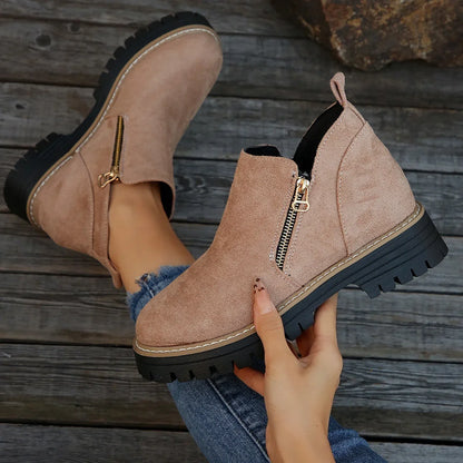 Boots For Women | Side Zip Waterproof Non-Slip